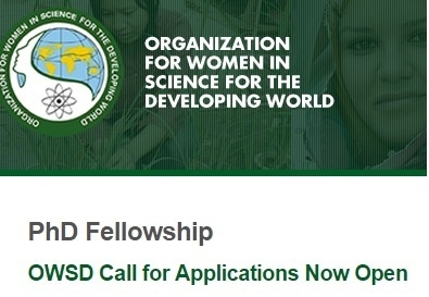 PhD Fellowships In OWSD 2024 (Completely Funded) Procedure for Applications